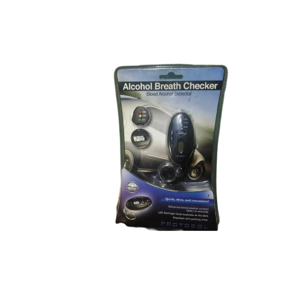 ALCOHOL BREATH CHECKER (BLOOD ALCOHOL DETECTOR)