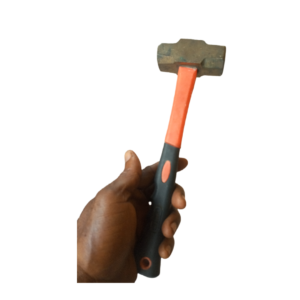 Brass Head Non Spark Hammer Fiber Glass 13-inch Handle With Comfortable Grip 0.5 kg